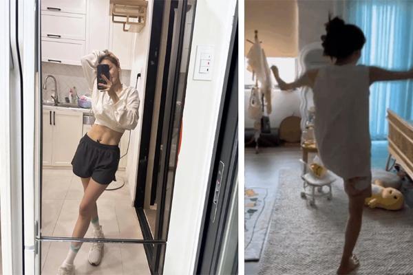 Nhã Phương sau sinh vài tháng vẫn có cơ bụng số 11, đây là bí quyết chị em cần học-1