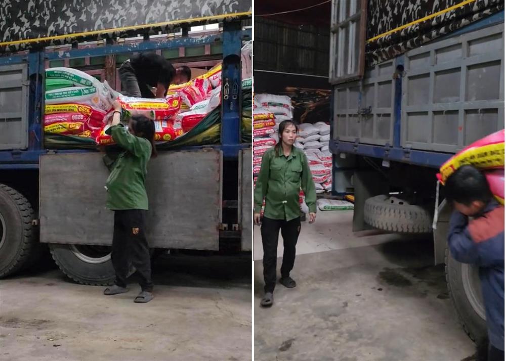 Xót xa cảnh mẹ bầu 8 tháng bê vác cả tấn hàng ở Cao Bằng-1