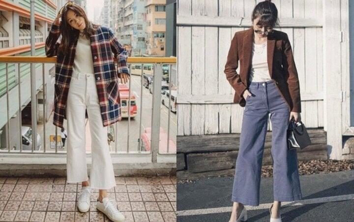 Khi mặc áo khoác ngoài nên kết hợp với quần bó sát hay quần ống rộng?-4