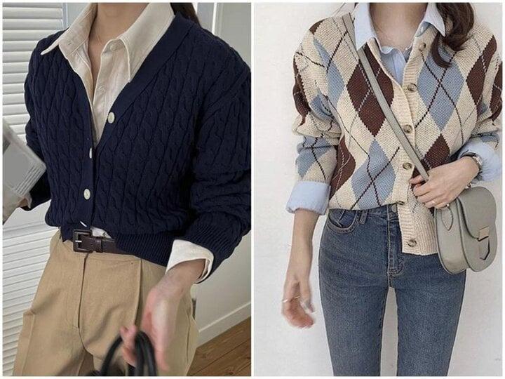 Mẹo phối đồ thông minh với áo len và sơ mi-1