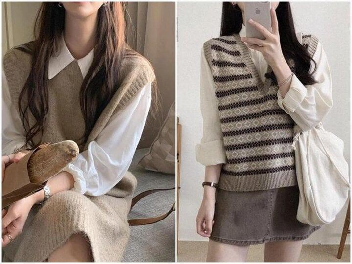 Mẹo phối đồ thông minh với áo len và sơ mi-2