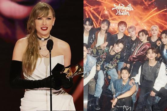 Hai nhóm nam Kpop 'sát nút' Taylor Swift đứng đầu doanh thu album toàn cầu