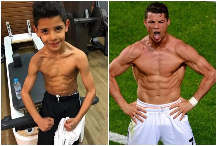 Cậu cả nhà Cristiano Ronaldo lớn phổng phao, đúng chuẩn hổ phụ sinh hổ tử-3