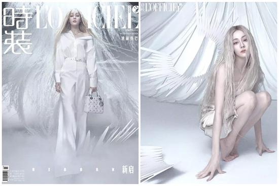 Địch Lệ Nhiệt Ba quyết phục thù với tóc bạch kim, hoá 'thiên thần gãy cánh'