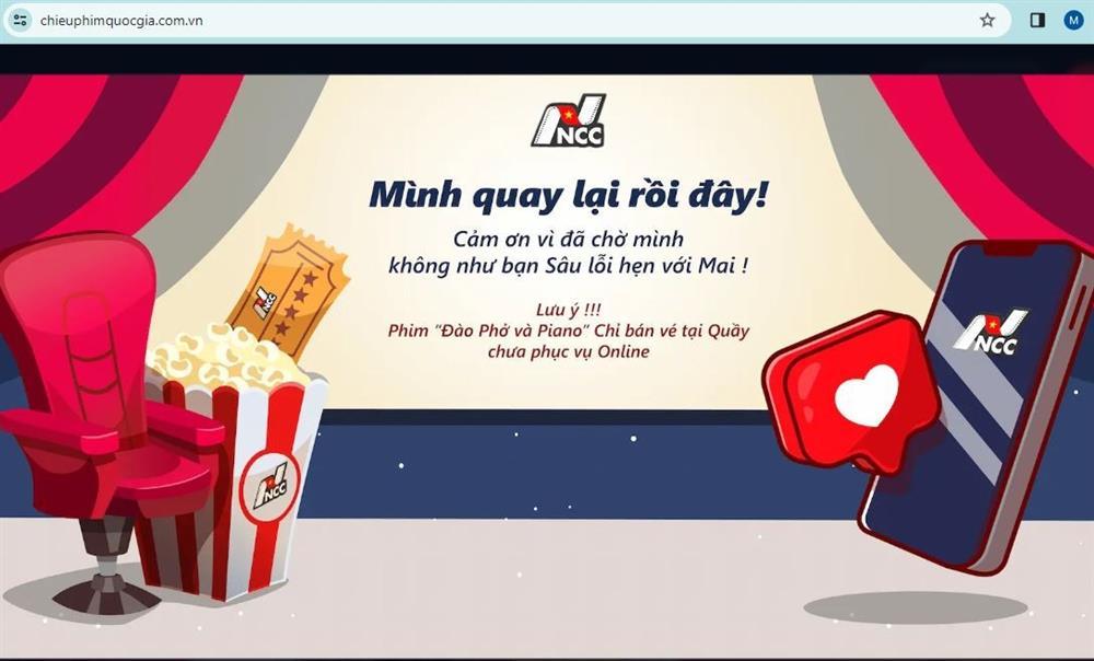 Website rạp chiếu có tự sập để tăng sức nóng phim Mai, Đào, Phở và Piano?-1