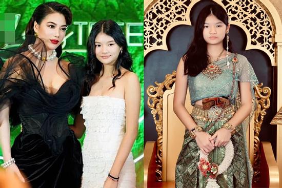 Con gái Trương Ngọc Ánh chuộng váy cúp, vóc dáng chuẩn 'mỹ nhân tương lai'