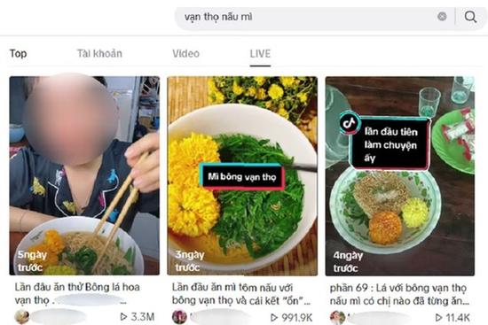 Bác sĩ nói gì trước trào lưu 'ăn bông vạn thọ cùng mì tôm' đang rần rần TikTok?