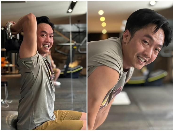 Cường Đô la có cơ bắp cuồn cuộn, vạm vỡ ở tuổi 42 nhờ tập nặng, đạp xe 30km-1