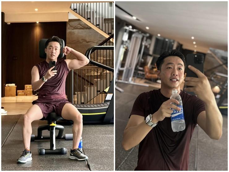 Cường Đô la có cơ bắp cuồn cuộn, vạm vỡ ở tuổi 42 nhờ tập nặng, đạp xe 30km-3