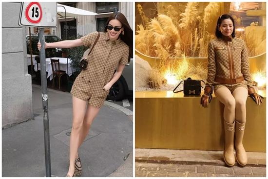 Hồ Ngọc Hà diện cả cây đồ hiệu bên phương trời Tây, dân tình lập tức 'réo tên' một người