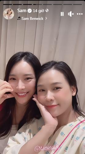 Mẹ bỉm Sam lộ diện tươi tắn sau vài ngày vượt cạn, trải lòng về cảm xúc lần đầu làm mẹ 2 bé rồng!-4