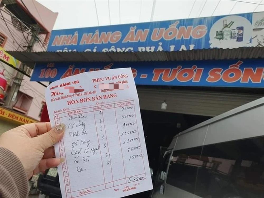 17 người ăn hết 6 triệu đồng, tố nhà hàng ở Hải Dương chặt chém và cái kết-1