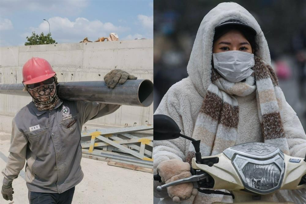 Cảnh trái ngược TPHCM - Hà Nội: Nơi nắng rát mặt, chỗ khốn khổ vì rét buốt-1