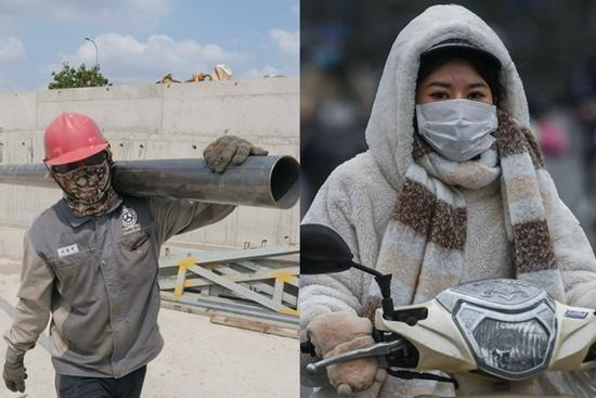 Cảnh trái ngược TPHCM - Hà Nội: Nơi nắng rát mặt, chỗ khốn khổ vì rét buốt