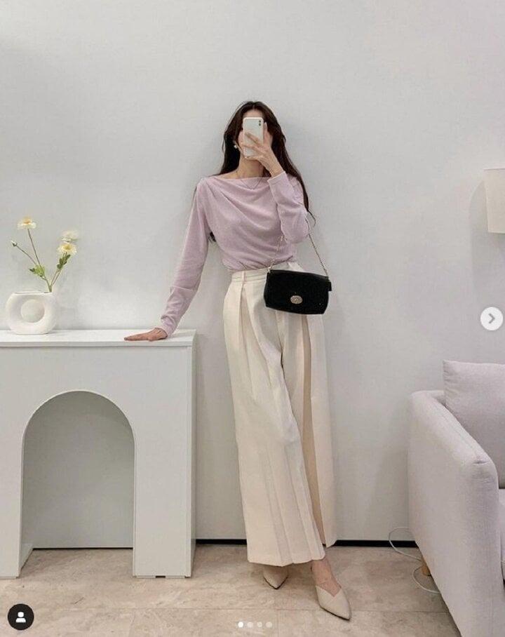 Gợi ý loạt oufit sang xịn mịn với quần âu giúp quý cô công sở tỏa sáng-3