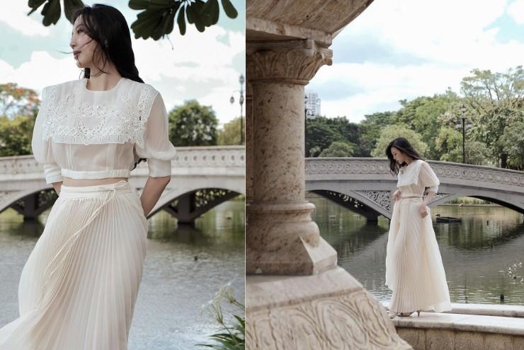 2 nữ hoa khôi hàng không Việt ăn vận quyến rũ bội phần sau khi lấy chồng-11