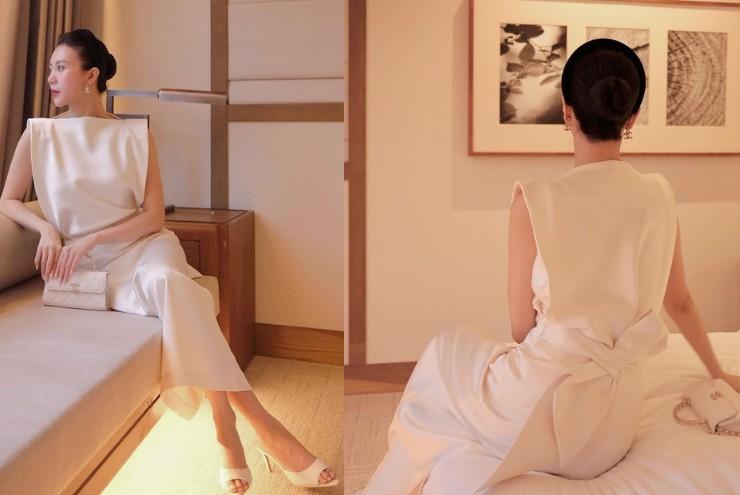 2 nữ hoa khôi hàng không Việt ăn vận quyến rũ bội phần sau khi lấy chồng-9