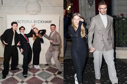 Nhà Beckham chiếm hết sóng ở show thời trang