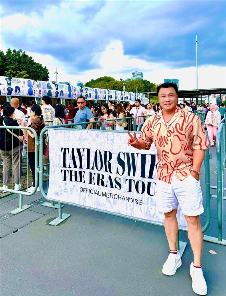 Diễn viên Lý Hùng, Thiều Bảo Trâm đi xem show Taylor Swift-1