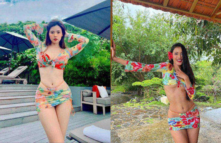 Vợ bầu trăm tỷ của Trấn Thành phối áo tắm nóng bỏng và độc đáo bậc nhất-9