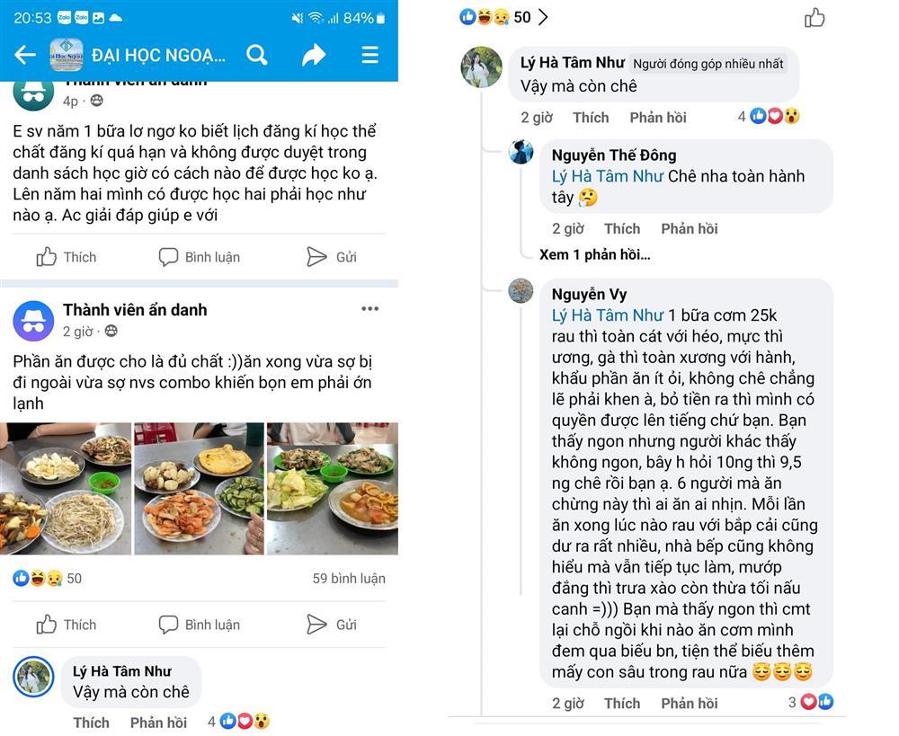 Sinh viên phải xin lỗi vì phản ánh bữa ăn như dành cho học sinh tiểu học-1