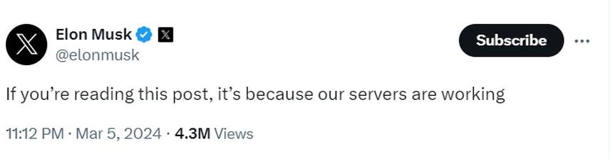 Facebook và Instagram sập toàn cầu, Elon Musk hả hê đăng hình cà khịa-2