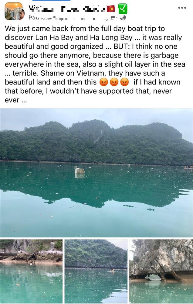 Khách Tây đến vịnh Hạ Long không dám bơi vì... rác ngập trên biển-1