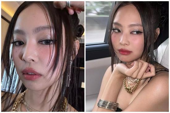 Jennie xả ảnh cận mặt khoe visual đỉnh ở show Chanel, có 1 chi tiết gợi nhớ tới V