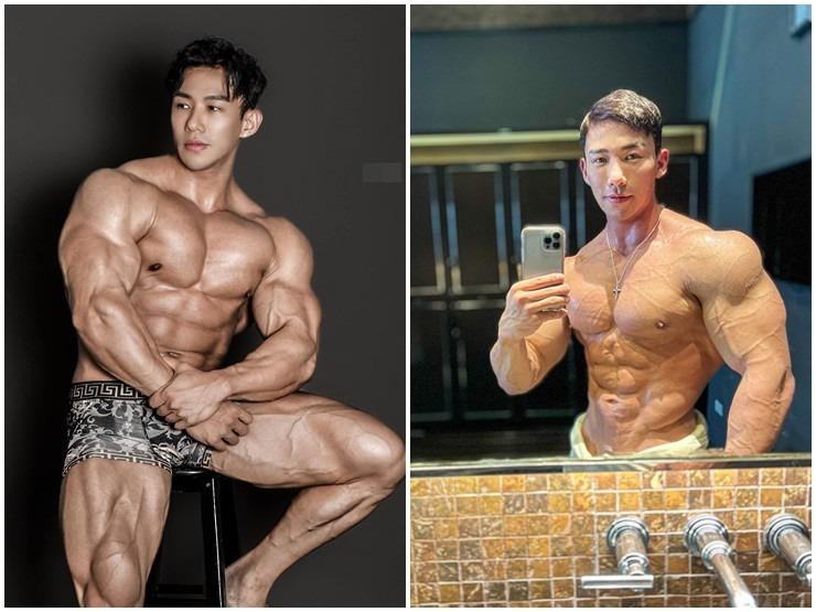 Nam thần thể hình có tỷ lệ mỡ cực thấp, bạn gái như tiểu bạch thỏ thu hút MXH-2