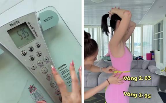 Ngọc Trinh tiết lộ số đo hiện tại của cơ thể, liệu vòng eo 56 có còn?-1