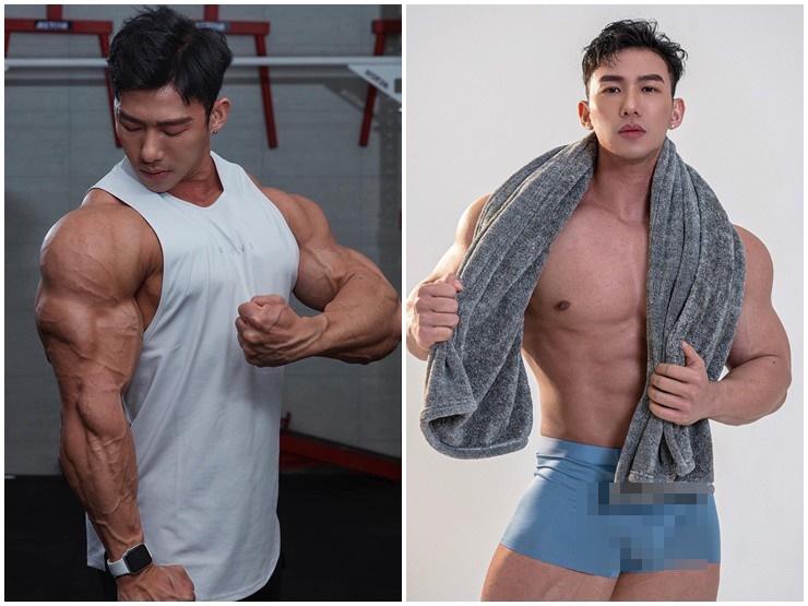 Nam thần thể hình có tỷ lệ mỡ cực thấp, bạn gái như tiểu bạch thỏ thu hút MXH-1