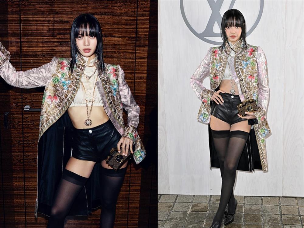 Lisa ưa chuộng Louis Vuitton, diện đồ trị giá hàng tỷ đồng đến dự show-1