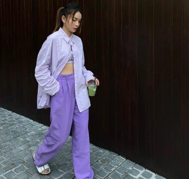 Kiểu quần ống rộng trẻ trung chiếm sóng thị trường thời trang Việt 2024