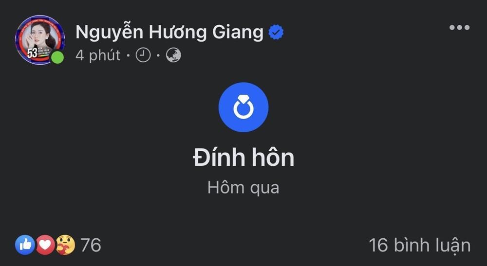 Lần đầu lộ diện rõ gương mặt người bạn trai được Hương Giang xác nhận đã đính hôn-1