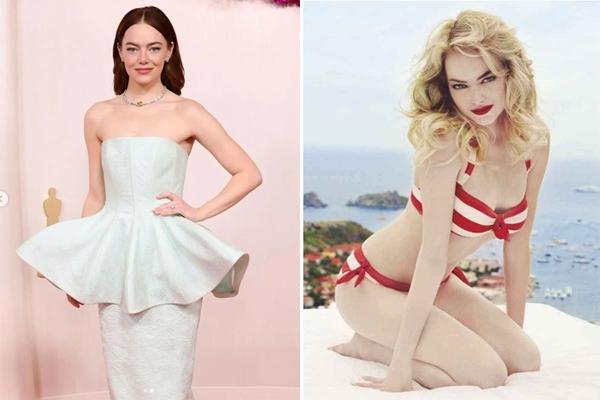 Chiếc váy bị bục khóa và những vẻ ngoài biểu tượng của Emma Stone-11