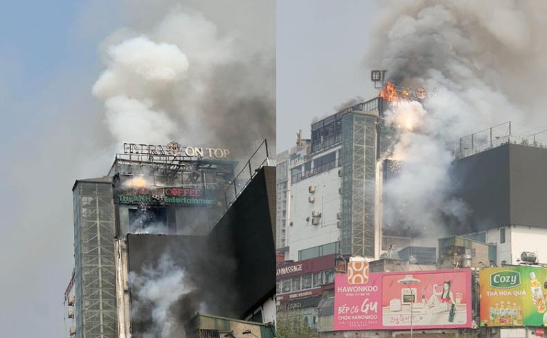Nhân chứng kể lại khoảnh khắc phát hiện vụ cháy trên nóc tòa OCD: Nhiều tiếng nổ phát ra khiến ai cũng hoảng sợ-2