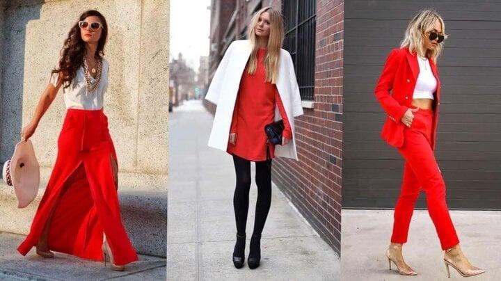 Gợi ý cách làm mới màu đỏ để có diện mạo mới mẻ-2