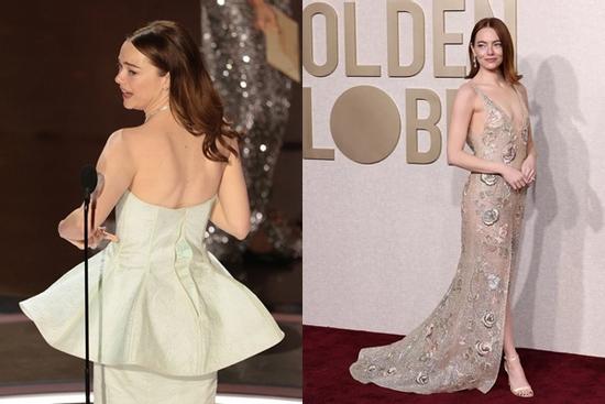 Chiếc váy bị bục khóa và những vẻ ngoài biểu tượng của Emma Stone