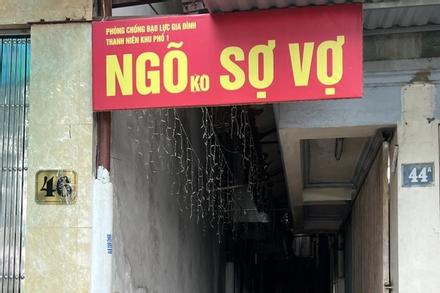 'Ngõ không sợ vợ' gây sốt mạng ở Hà Nội