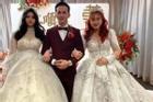 Xôn xao hình ảnh một chú rể ở Malaysia tổ chức đám cưới với 2 cô dâu