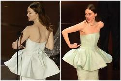 Louis Vuitton bị chế giễu là hàng chợ vì váy Emma Stone mặc bị rách ở Oscar