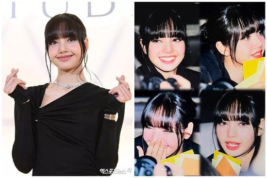 Nhìn ảnh zoom gần mới thấy môi Lisa khác lạ