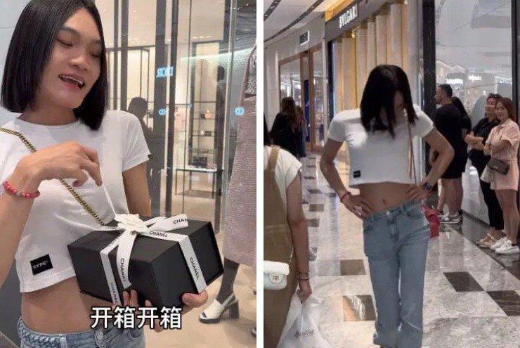 Gái trẻ mua được túi hiệu, bĩu môi chê bạn làm 2 năm chưa chắc mua được-2