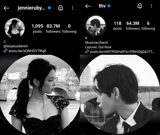 Jennie (BlackPink) lại bị soi hẹn hò vì ảnh đôi với V (BTS)-1