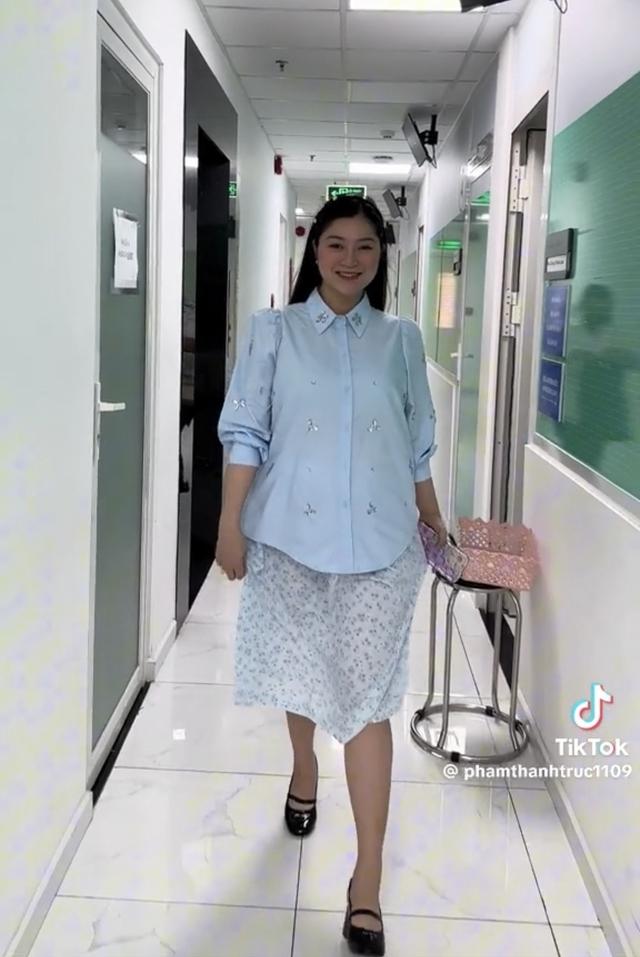 Diễn viên Thanh Trúc lần đầu khoe bụng bầu ở tháng thứ 6, diện mạo tươi tắn, vẫn quyết giấu kín chồng vì lý do này!-1