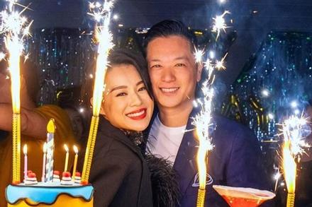 Hồ Hạnh Nhi mừng sinh nhật chồng triệu phú Philip Lee