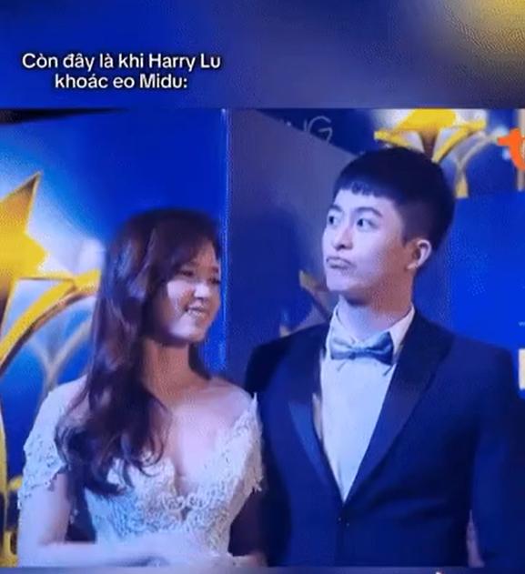 Midu thân thiết với Harry Lu giữa sự kiện, thái độ bất ngờ khi một sao nam khác ôm eo-2