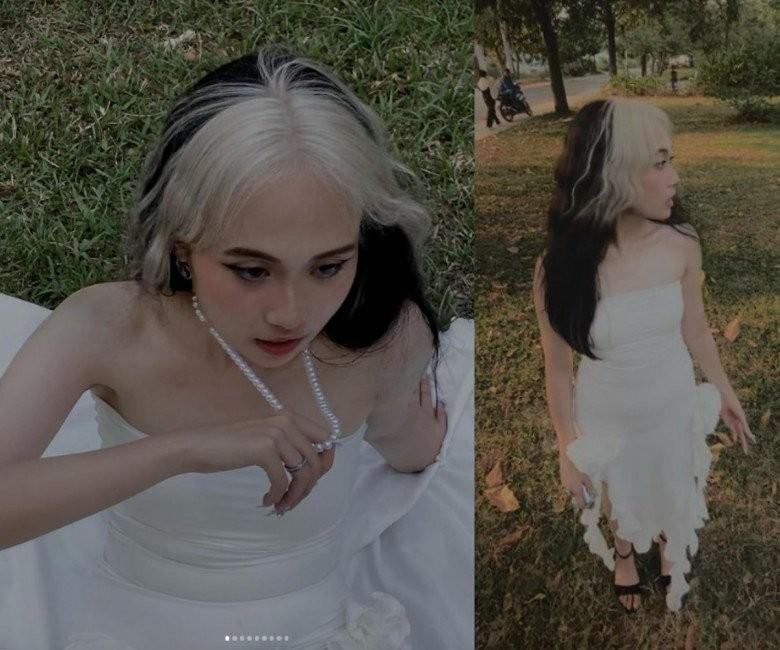 Con gái Phương Thanh lột xác ngoạn mục khi sang tuổi 19: Tóc màu cực cháy, thời trang táo bạo-4