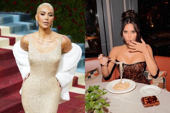 Bí kíp giúp Kim Kardashian giảm 27kg sau sinh, có thân hình đồng hồ cát