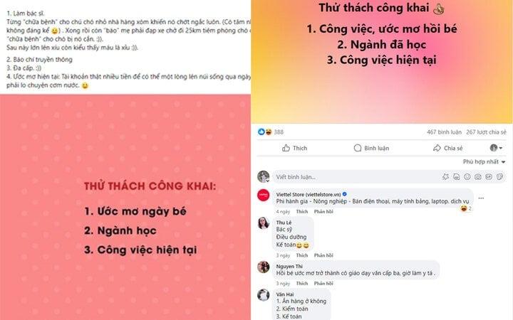 Trào lưu thử thách công khai - ước mơ ngày bé và công việc hiện tại gây sốt-1